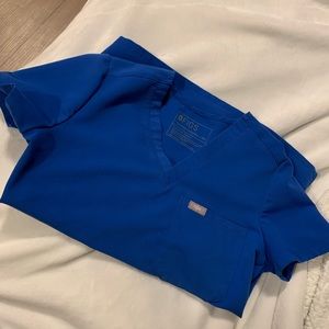 XXS royal blue figs set joggers and top